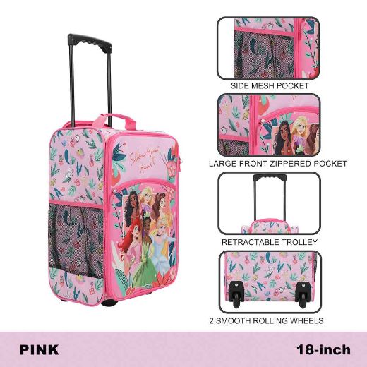 Picture of Disney Princess Soft Sided Rolling Luggage