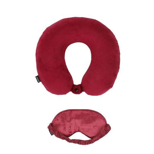 Picture of Harry Potter Neck Pillow, Throw and Eye Mask Travel Set
