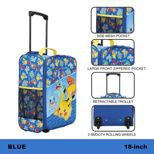 Picture of Pokemon Soft Sided Rolling Luggage