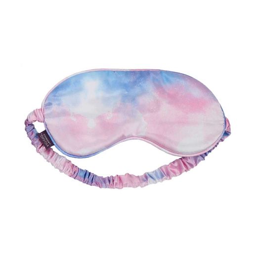 Picture of Tie Dye Satin Neck Pillow & Eye Mask Travel Set