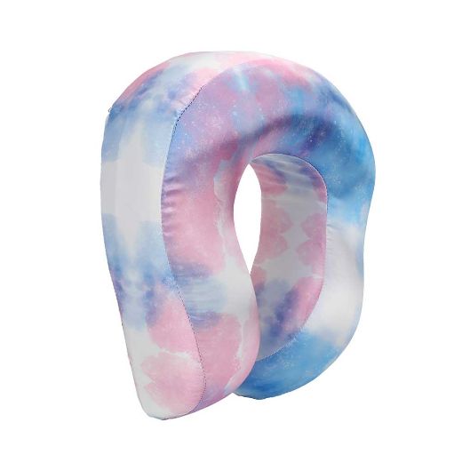 Picture of Tie Dye Satin Neck Pillow & Eye Mask Travel Set