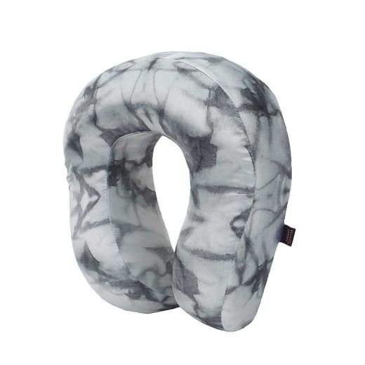 Picture of Marbled Satin Neck Pillow & Eye Mask Travel Set