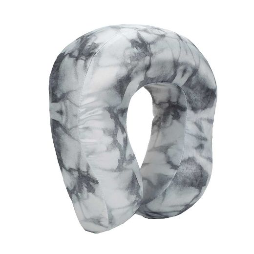 Picture of Marbled Satin Neck Pillow & Eye Mask Travel Set