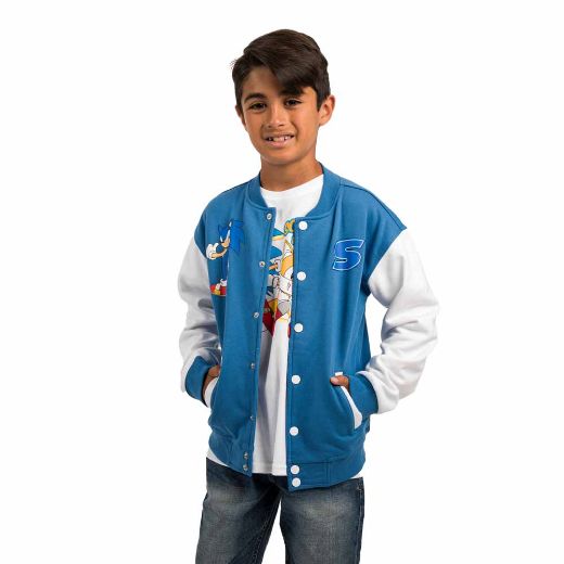 Picture of Sonic the Hedgehog Youth Fleece Varsity Jacket 