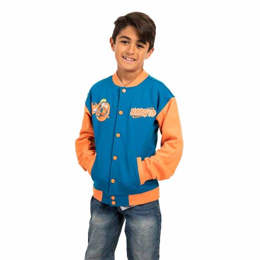 Picture of Naruto Uzumaki Youth Fleece Varsity Jacket