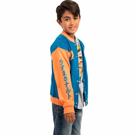 Picture of Naruto Uzumaki Youth Fleece Varsity Jacket