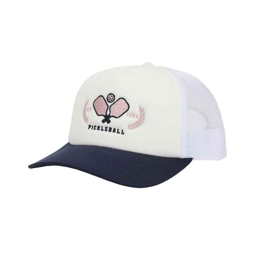 Picture of Pickleball Embroidered Pre-Curved Bill Snapback