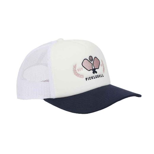 Picture of Pickleball Embroidered Pre-Curved Bill Snapback