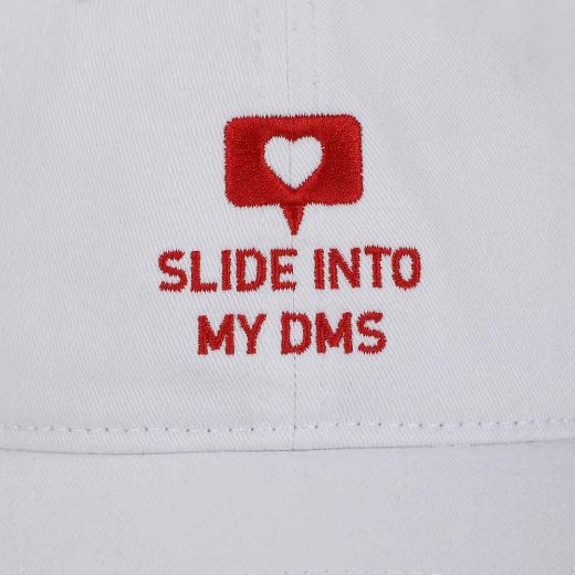 Picture of Valentine's Day Slide Into My DMS Embroidered Hat