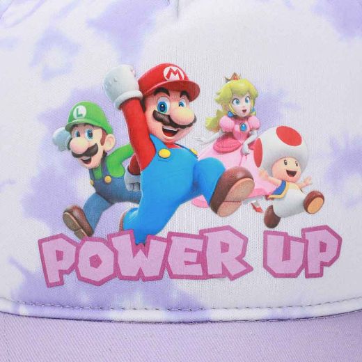 Picture of Super Mario Tie-dye Youth Trucker