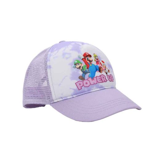 Picture of Super Mario Tie-dye Youth Trucker