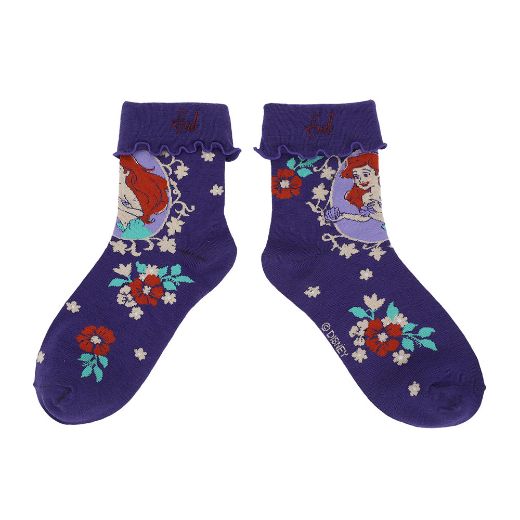 Picture of Disney Princess Women's 3 Pair Quarter Crew Socks