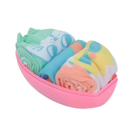 Picture of Egg-cellent 3 Pair Women's Crew Socks Box Set