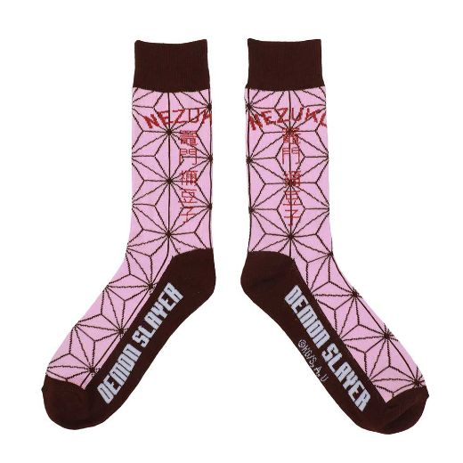 Picture of Demon Slayer Patterns 5 Pair Crew Socks