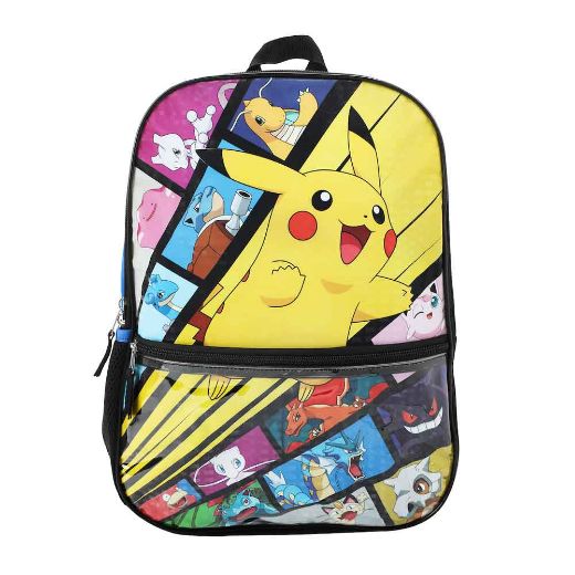 Picture of Pokemon Characters 5 pc Youth Backpack Set