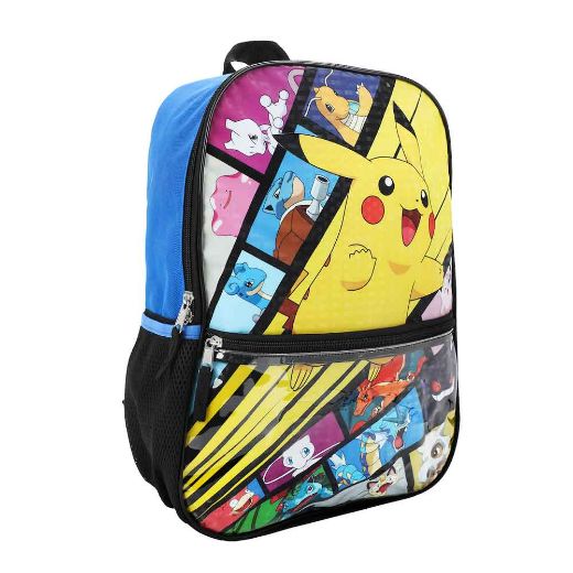 Picture of Pokemon Characters 5 pc Youth Backpack Set