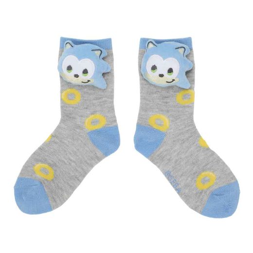 Picture of Sonic the Hedgehog 3D Youth 2 Pair Crew Socks