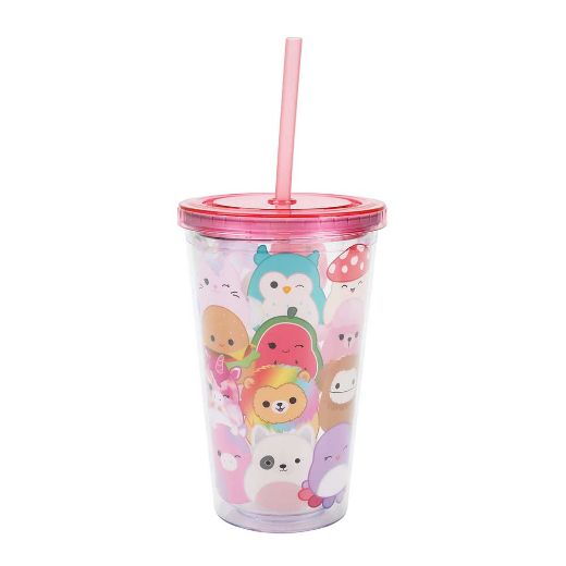 Picture of Squishmallows Acrylic 16 oz. Acrylic Travel Cup