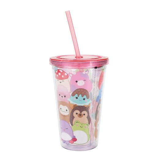 Picture of Squishmallows Acrylic 16 oz. Acrylic Travel Cup