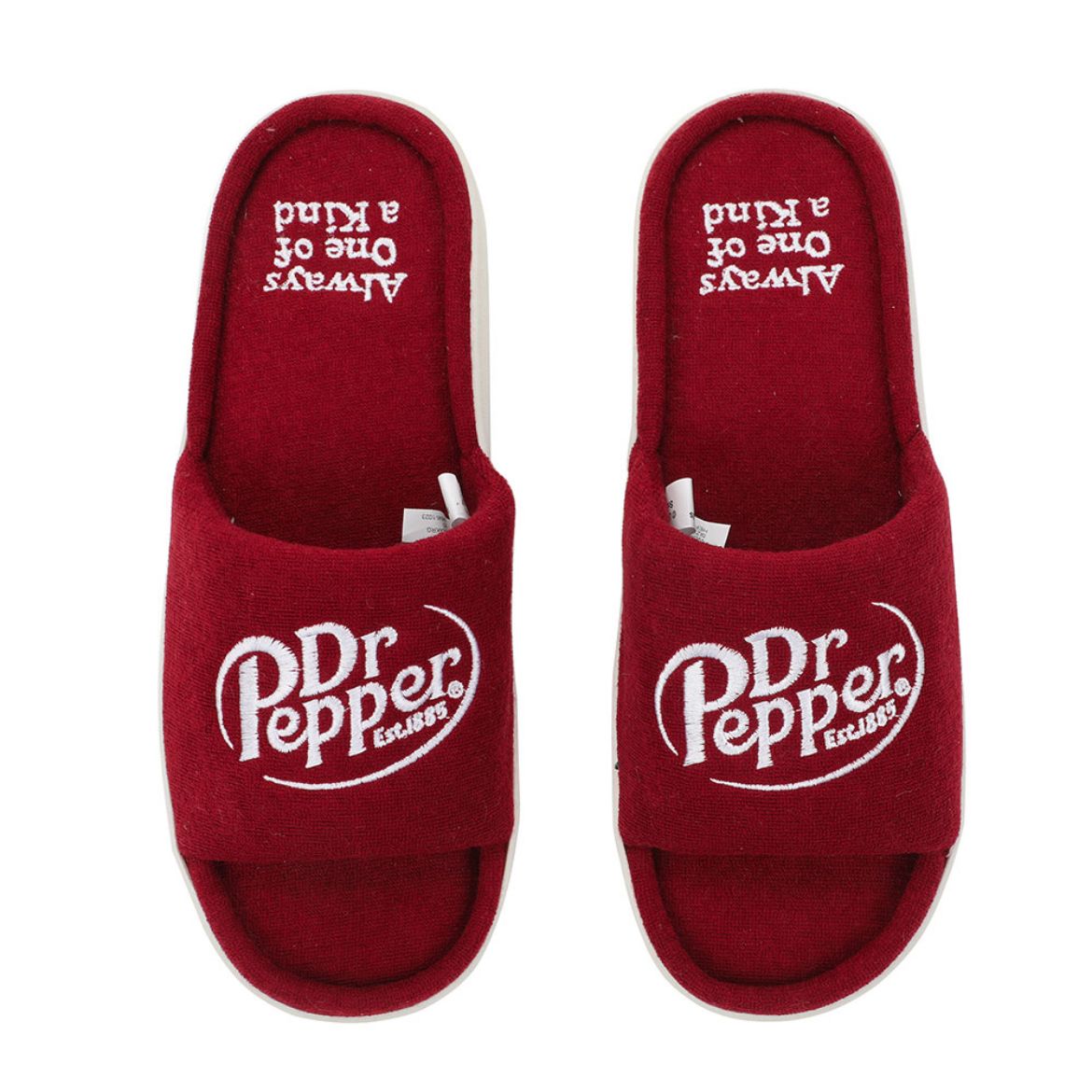 Picture of Dr. Pepper Terry Cloth Slide Sandals