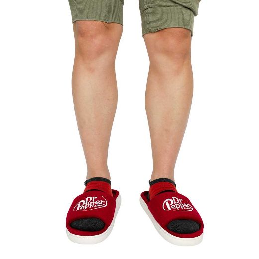 Picture of Dr. Pepper Terry Cloth Slide Sandals