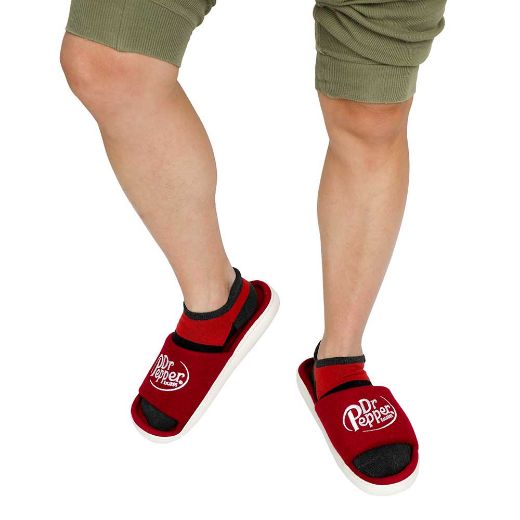 Picture of Dr. Pepper Terry Cloth Slide Sandals