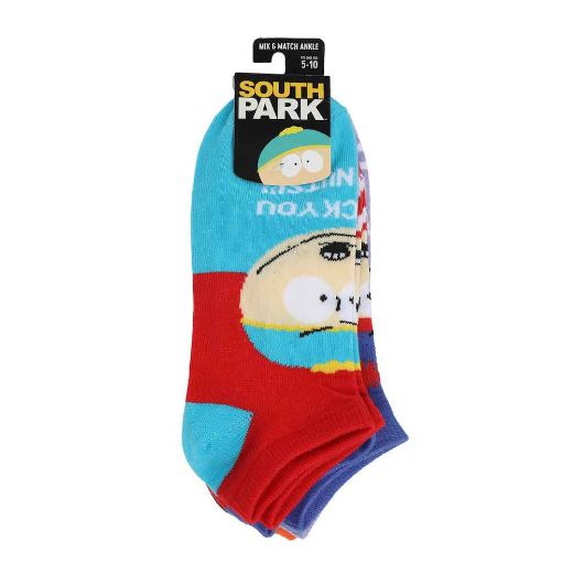 Picture of South Park Quotes 5 Pair Ankle Socks
