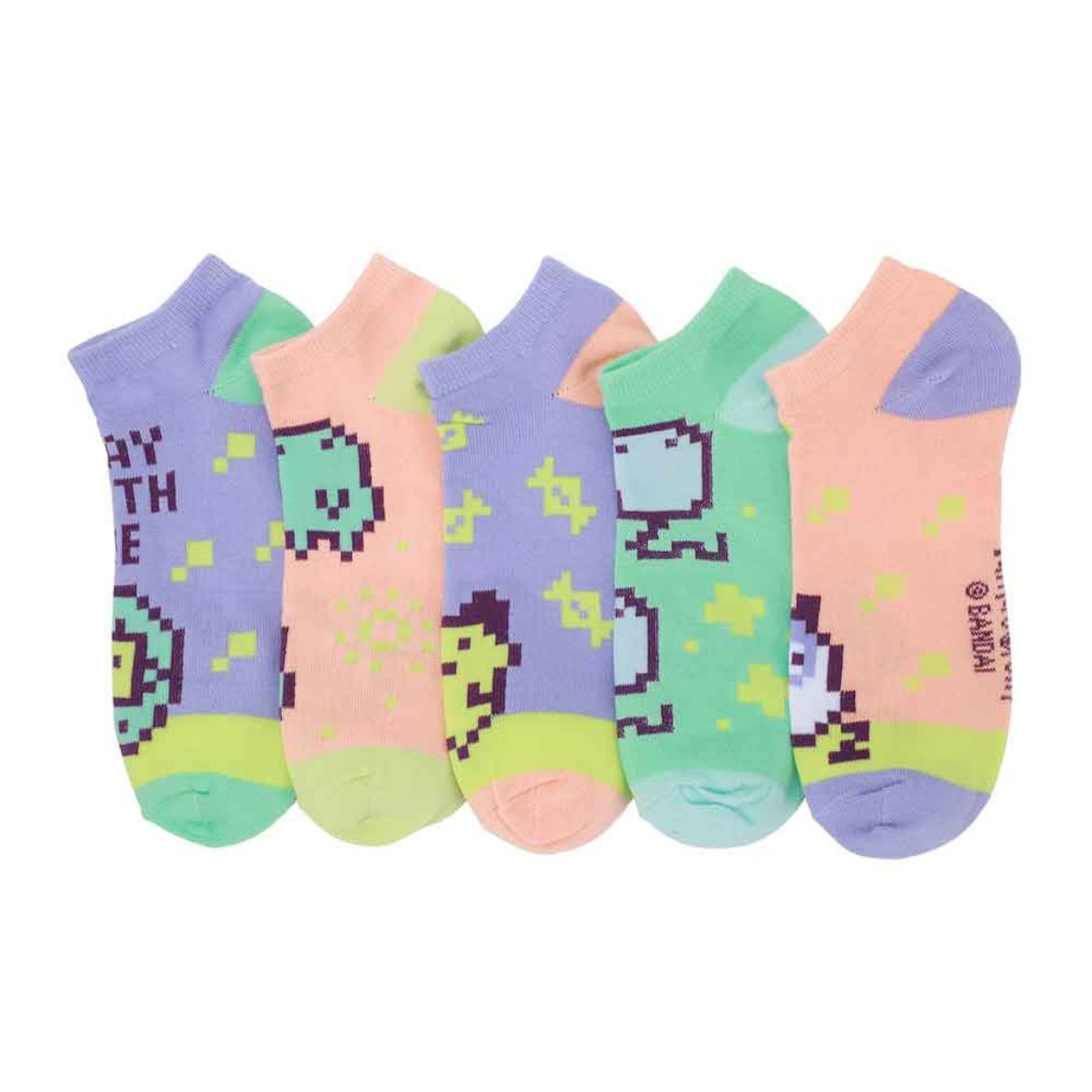 Picture of Tamagotchi Retro 5 Pair Ankle Socks