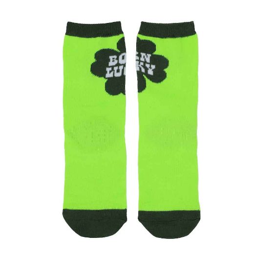 Picture of St. Patrick's Born Lucky 3 Pair Youth Crew Socks & Travel Cup Set