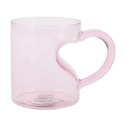 Picture of Heart Glass 16 oz. Sculpted Mug