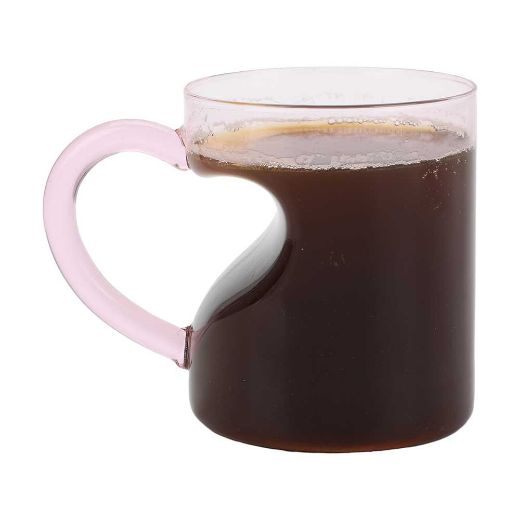 Picture of Heart Glass 16 oz. Sculpted Mug