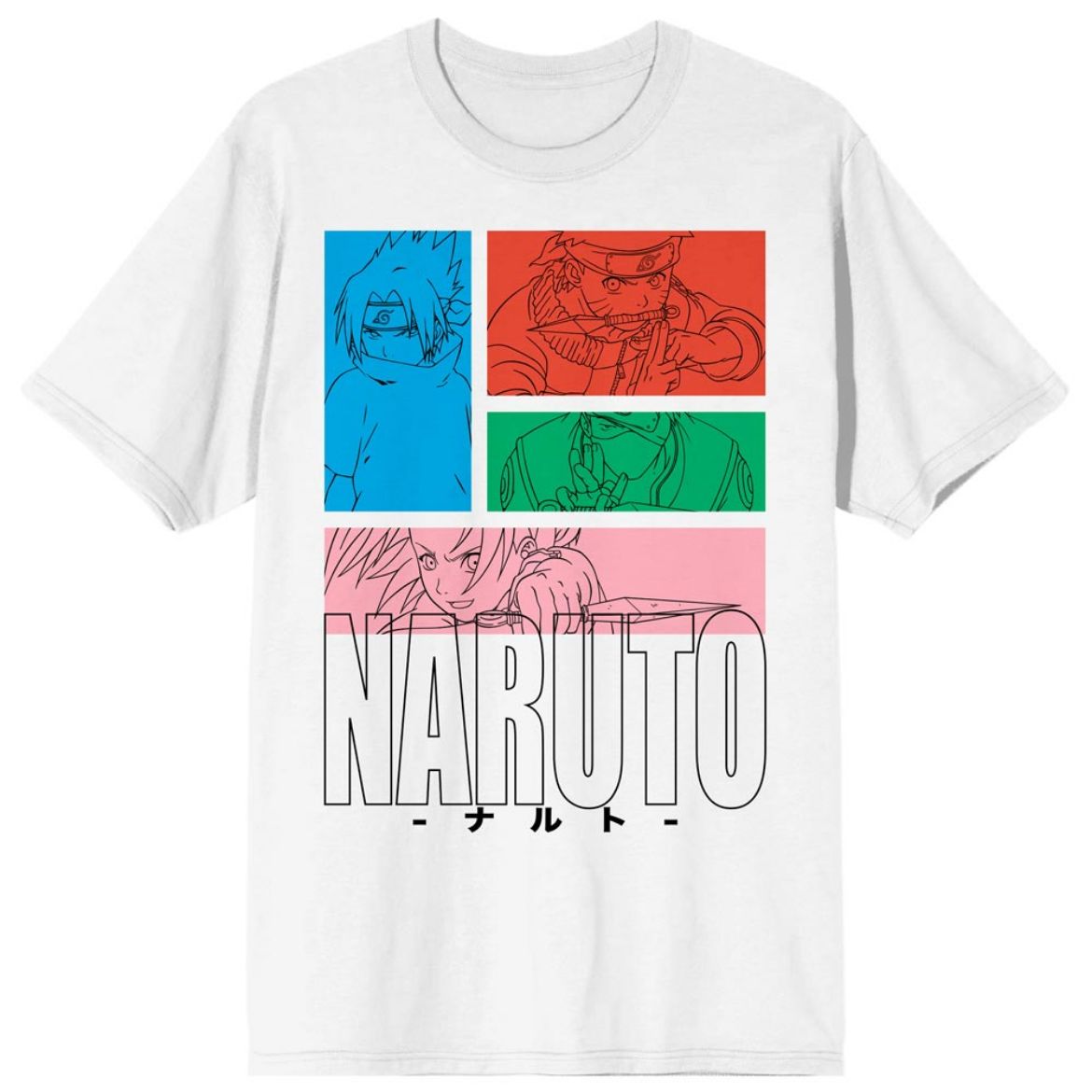 Picture of Naruto Group Squares Unisex Tee