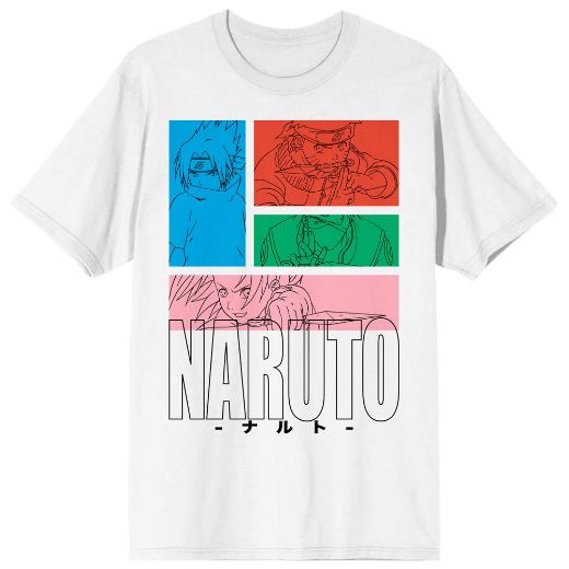Picture of Naruto Group Squares Unisex Tee
