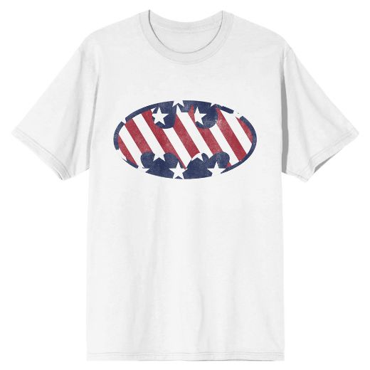 Picture of DC Comics Batman Oval Americana Unisex Tee