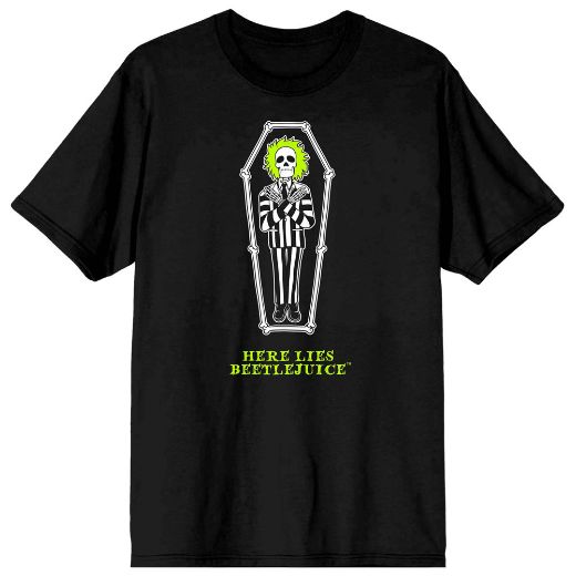 Picture of Beetlejuice Here Lies Coffin Unisex Tee