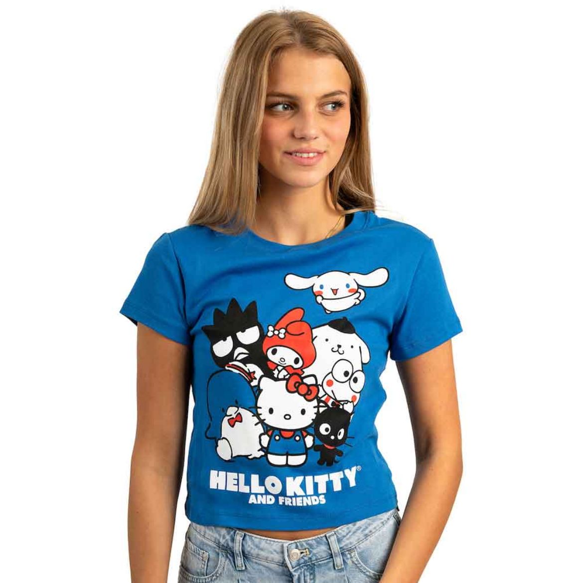Picture of Hello Kitty & Friends Juniors Cropped Baby Tee