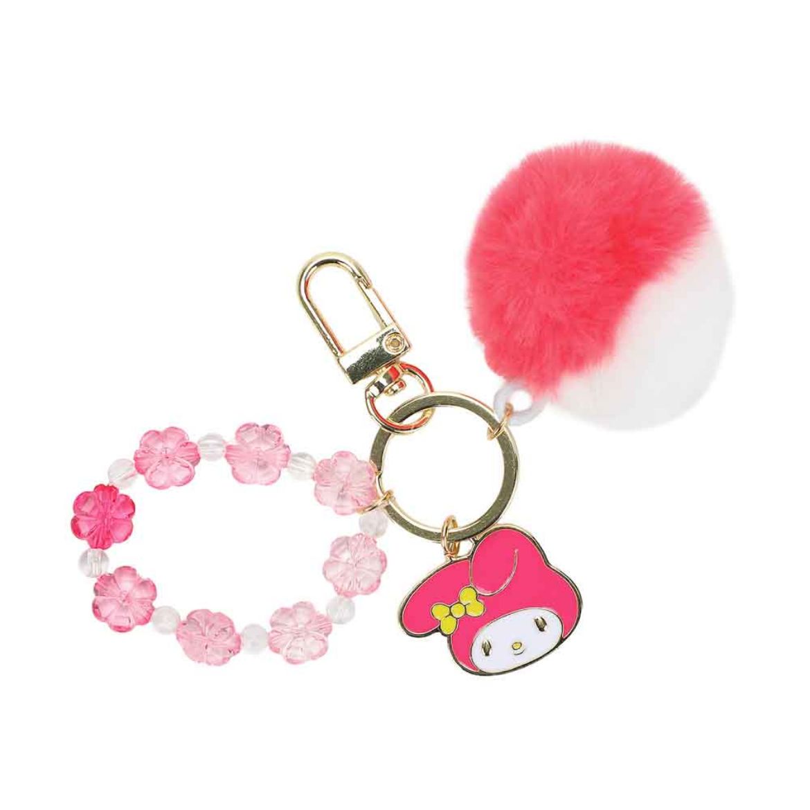 Picture of My Melody Multi Charm & Pom Keychain