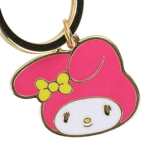 Picture of My Melody Multi Charm & Pom Keychain