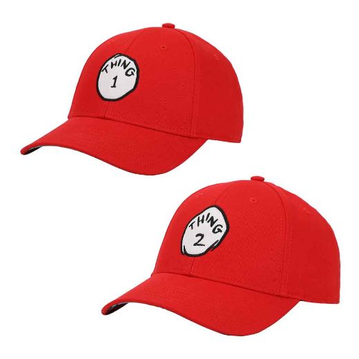 Picture of Dr. Seuss Thing 1 & Thing 2 Embroidered Hat