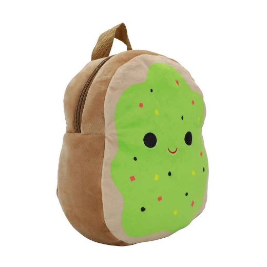 Picture of Squishmallows Sinclair the Avocado Toast Plush Travel Cosmetic Bag