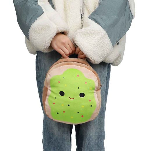 Picture of Squishmallows Sinclair the Avocado Toast Plush Travel Cosmetic Bag