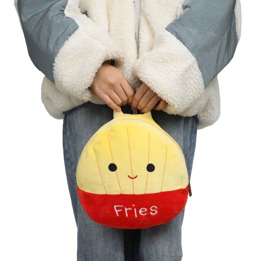Picture of Squishmallows Floyd the Fries Plush Travel Cosmetic Bag