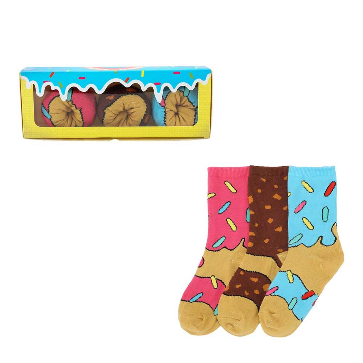 Picture of Donut 3 Pair Crew Box Set