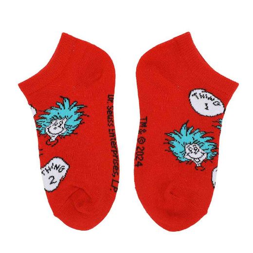 Picture of Dr. Seuss Youth 6 Pair Ankle Socks