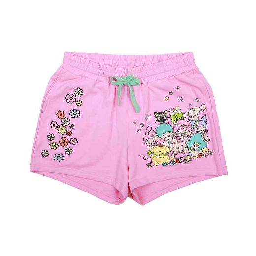 Picture of Hello Kitty & Friends Flower Power Sweat Shorts