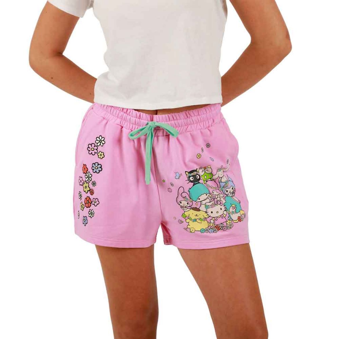 Picture of Hello Kitty & Friends Flower Power Sweat Shorts