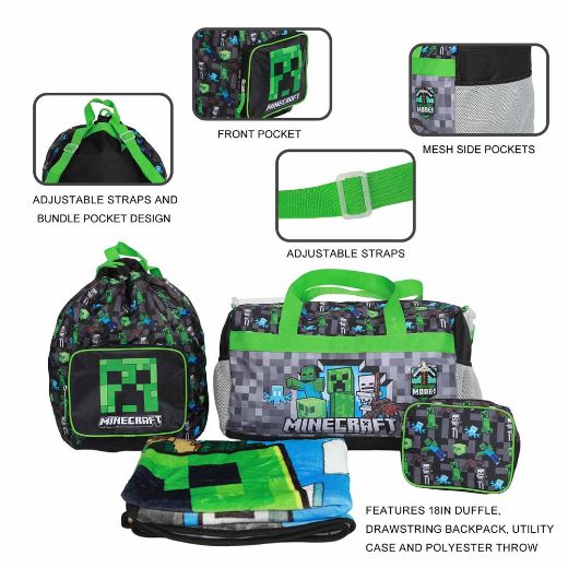Picture of Minecraft Youth 4 pc. Travel Set