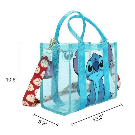 Picture of Disney Stitch Clear Glitter Tote