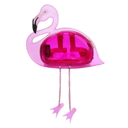 Picture of Flamingo Shaped Clear Mini Backpack