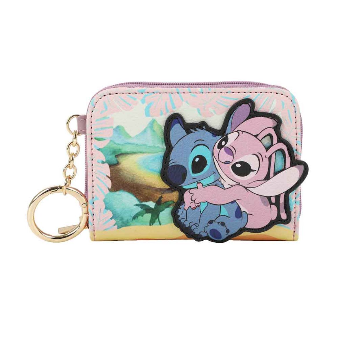 Picture of Disney Stitch & Angel Mini Zip Around Wallet